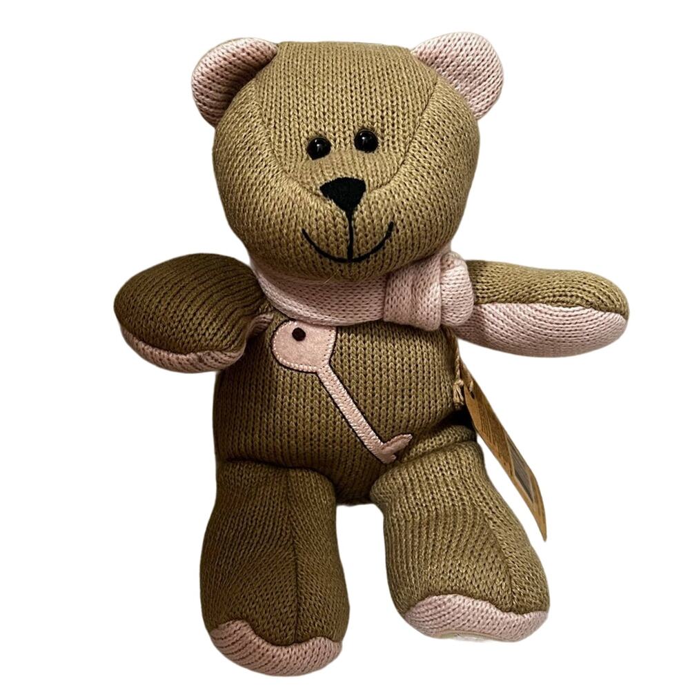 Starbucks Bearista Bear Plush 2010 89th Winter Edition Heart Key Valentine NWT